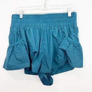 FP Movement Get Your Flirt On Teal Shorts Size Medium